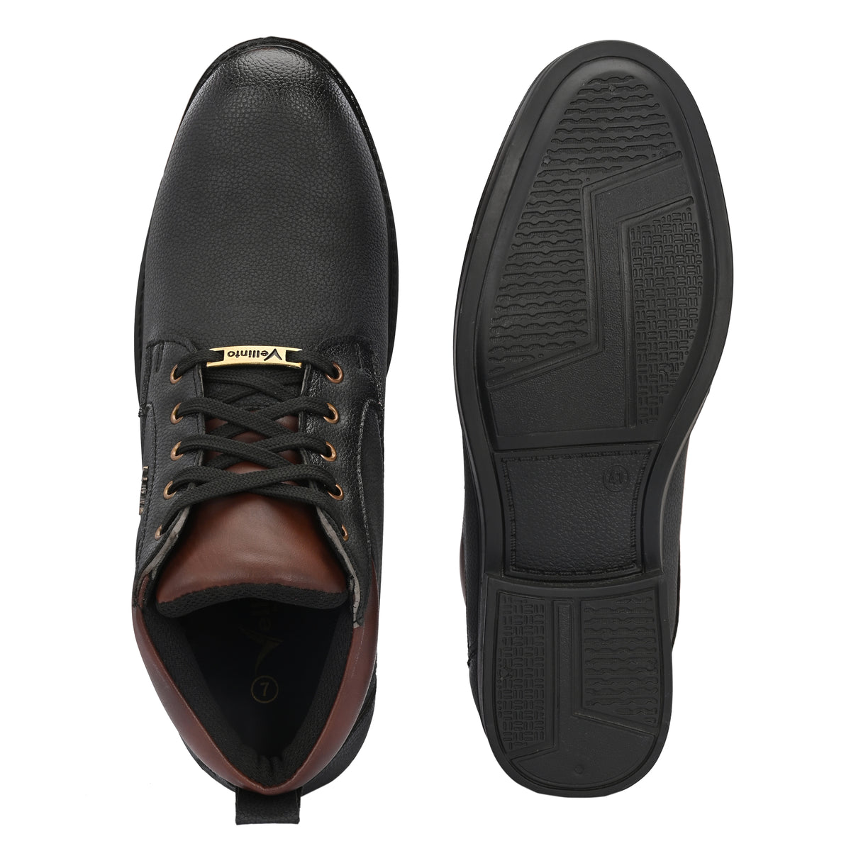 Vellinto SOVEREIGN Casual Boots For Men ll Synthetic Leather Boots For Men Casuals For Men