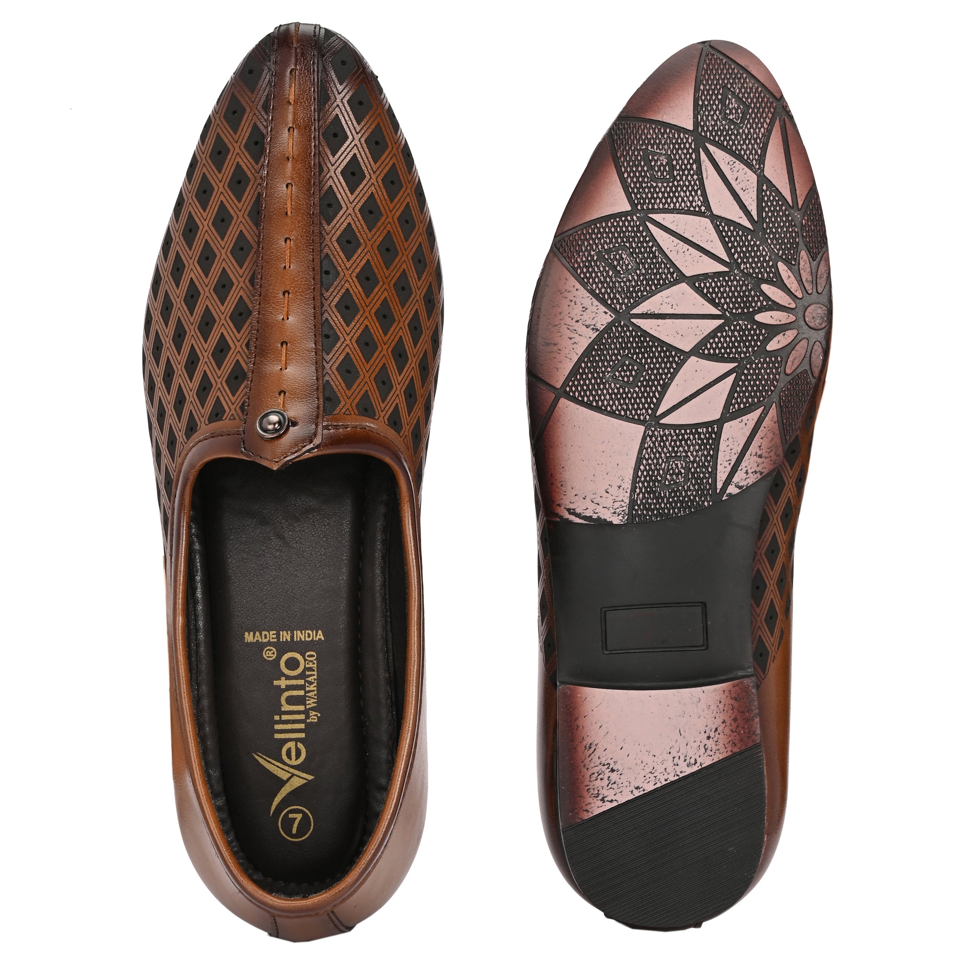 Vellinto MEHER Cool Rajasthani Ethnic Juttis For Men ll Mojaris For Men Party Wear For Men
