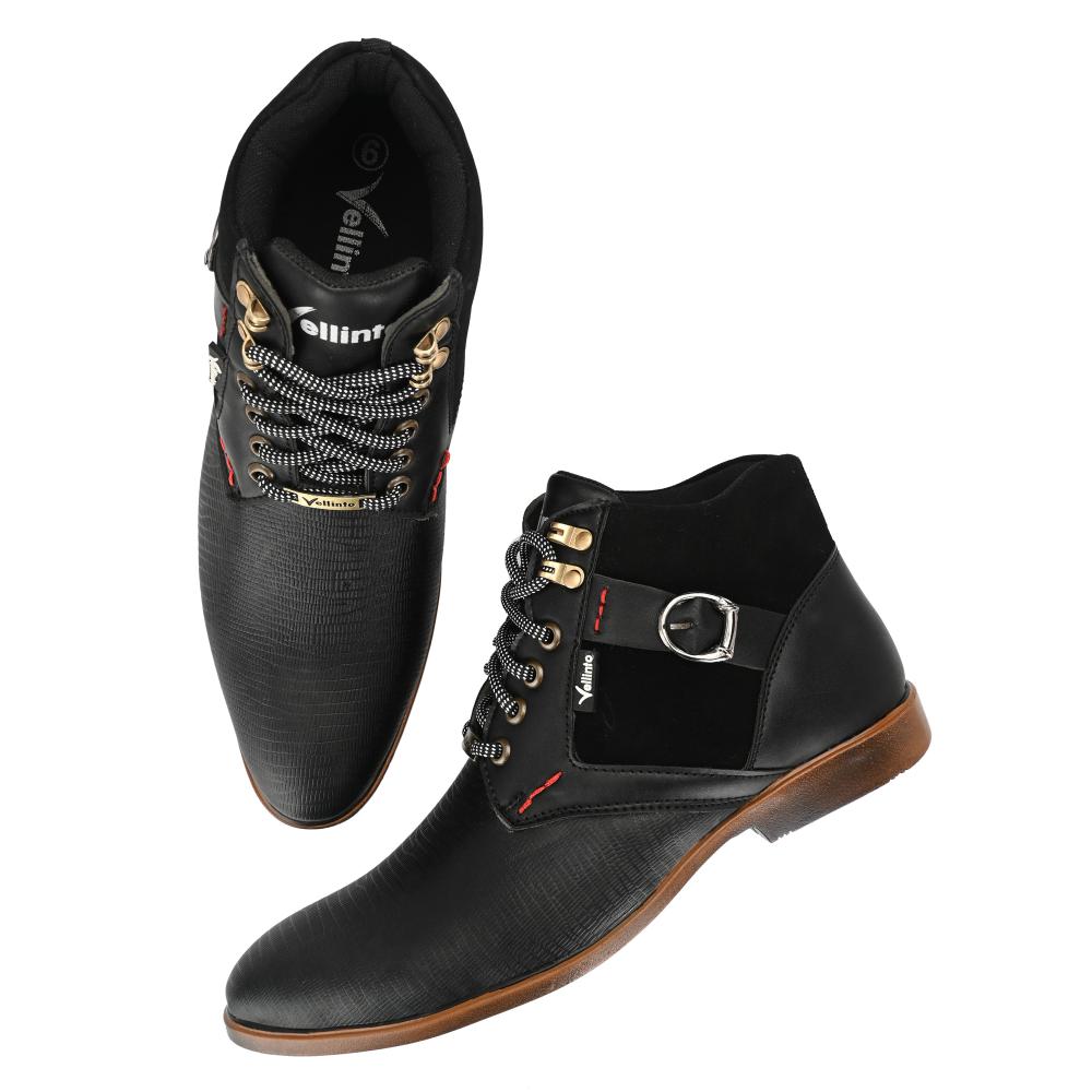 Vellinto COBRA Boot For Men ll Synthetic Leather Comfy Casual Boots for men