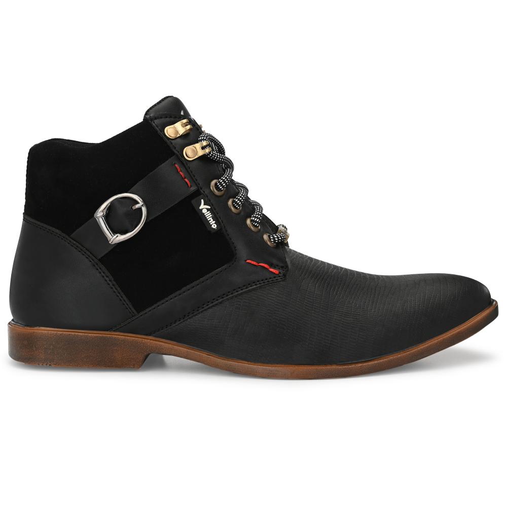 Vellinto COBRA Boot For Men ll Synthetic Leather Comfy Casual Boots for men