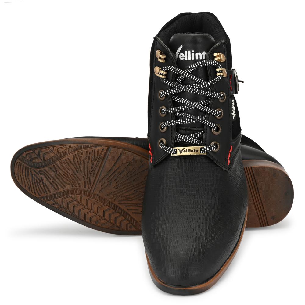 Vellinto COBRA Boot For Men ll Synthetic Leather Comfy Casual Boots for men