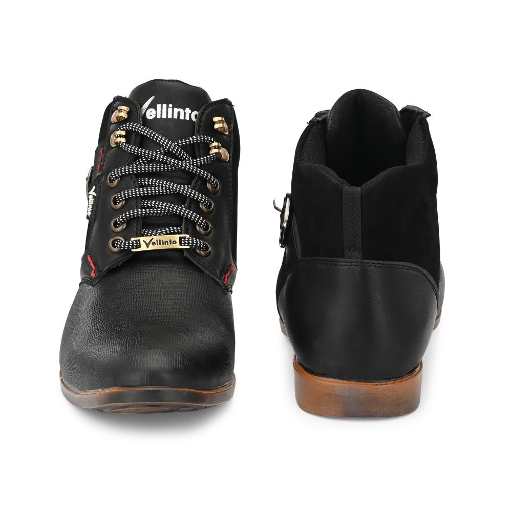 Vellinto COBRA Boot For Men ll Synthetic Leather Comfy Casual Boots for men