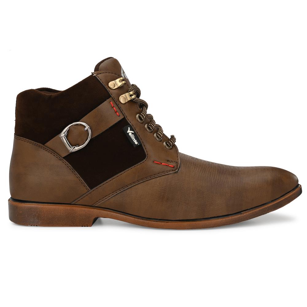 Vellinto COBRA Boot For Men ll Synthetic Leather Comfy Casual Boots for men