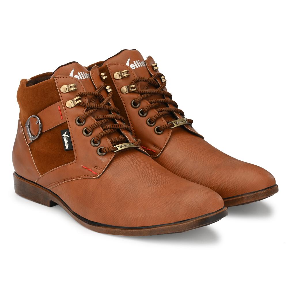 Vellinto COBRA Boot For Men ll Synthetic Leather Comfy Casual Boots for men