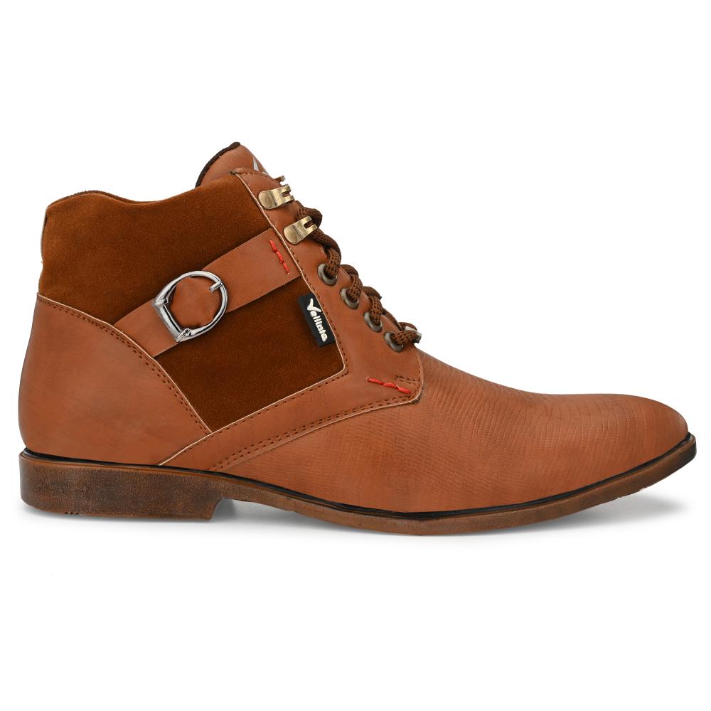 Vellinto COBRA Boot For Men ll Synthetic Leather Comfy Casual Boots for men