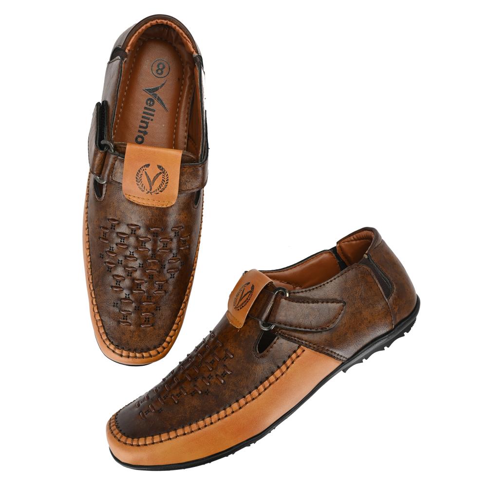 Vellinto LYNX Ethnic Roman Sandal For Men