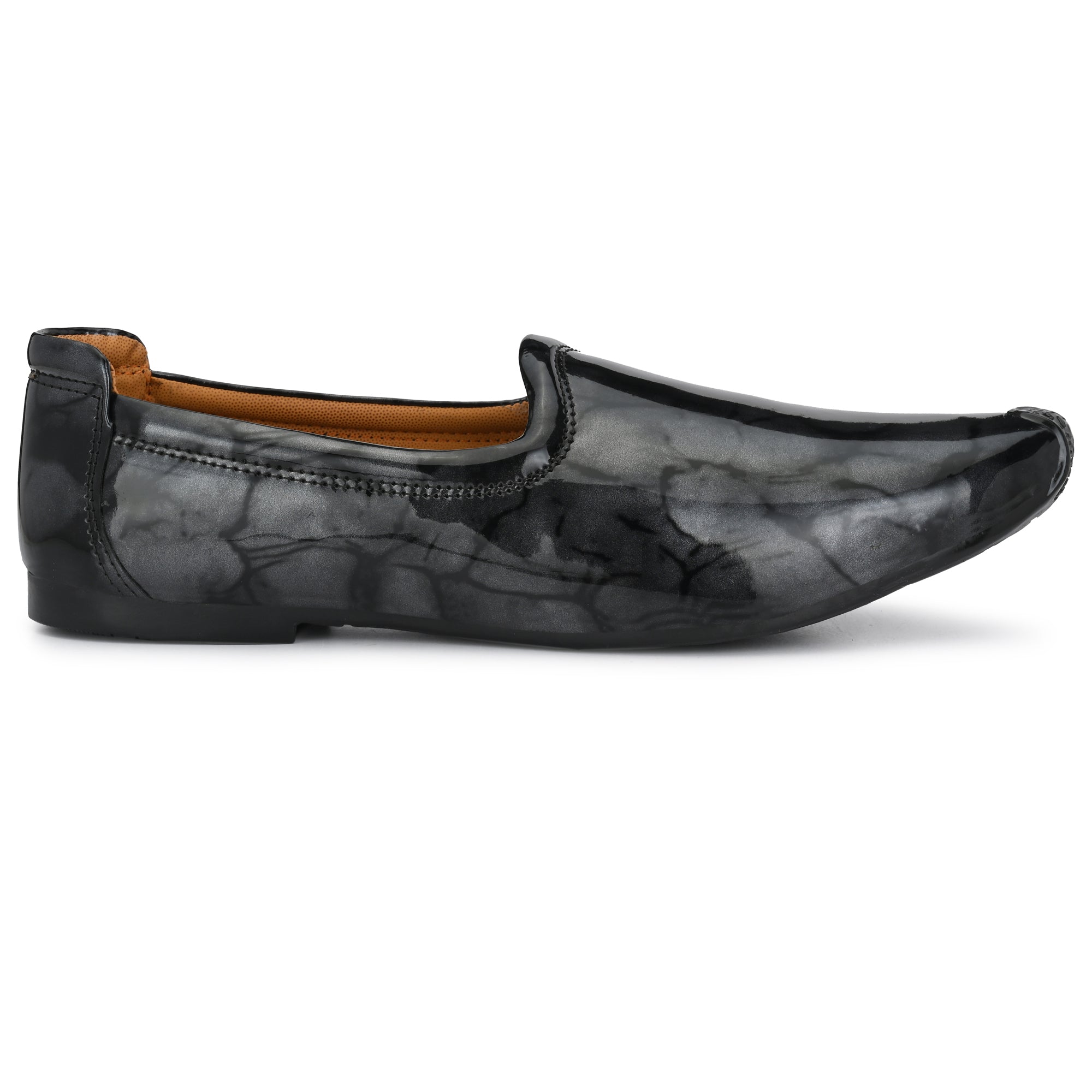 Party Wear Royal Look Formal Slip On For Men II Patent Leather Formal Shoes Corporate Casuals For Men