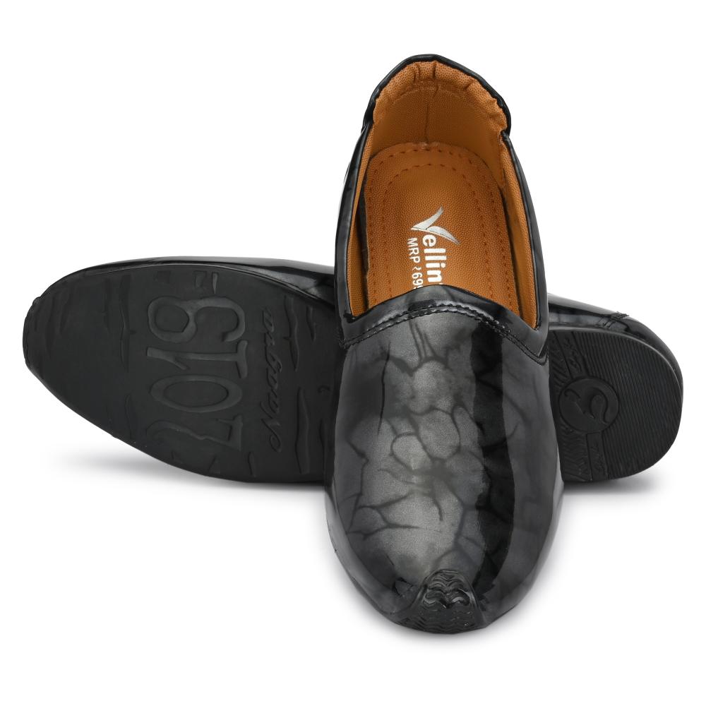 Vellinto GLORIOUS Party Wear Royal Look Formal Slip On For Men II Patent Leather Formal Shoes Corporate Casuals For Men