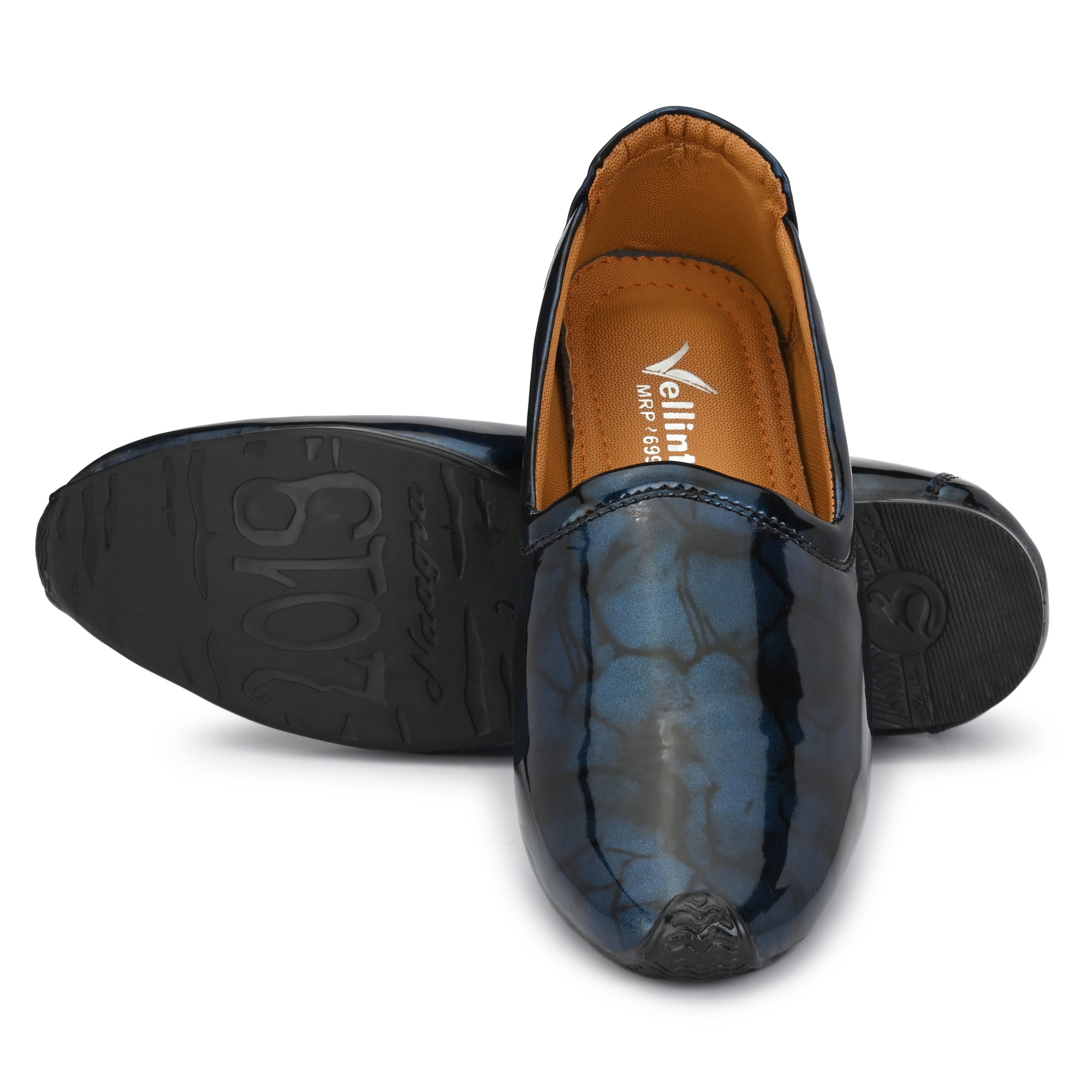 Party Wear Royal Look Formal Slip On For Men II Patent Leather Formal Shoes Corporate Casuals For Men