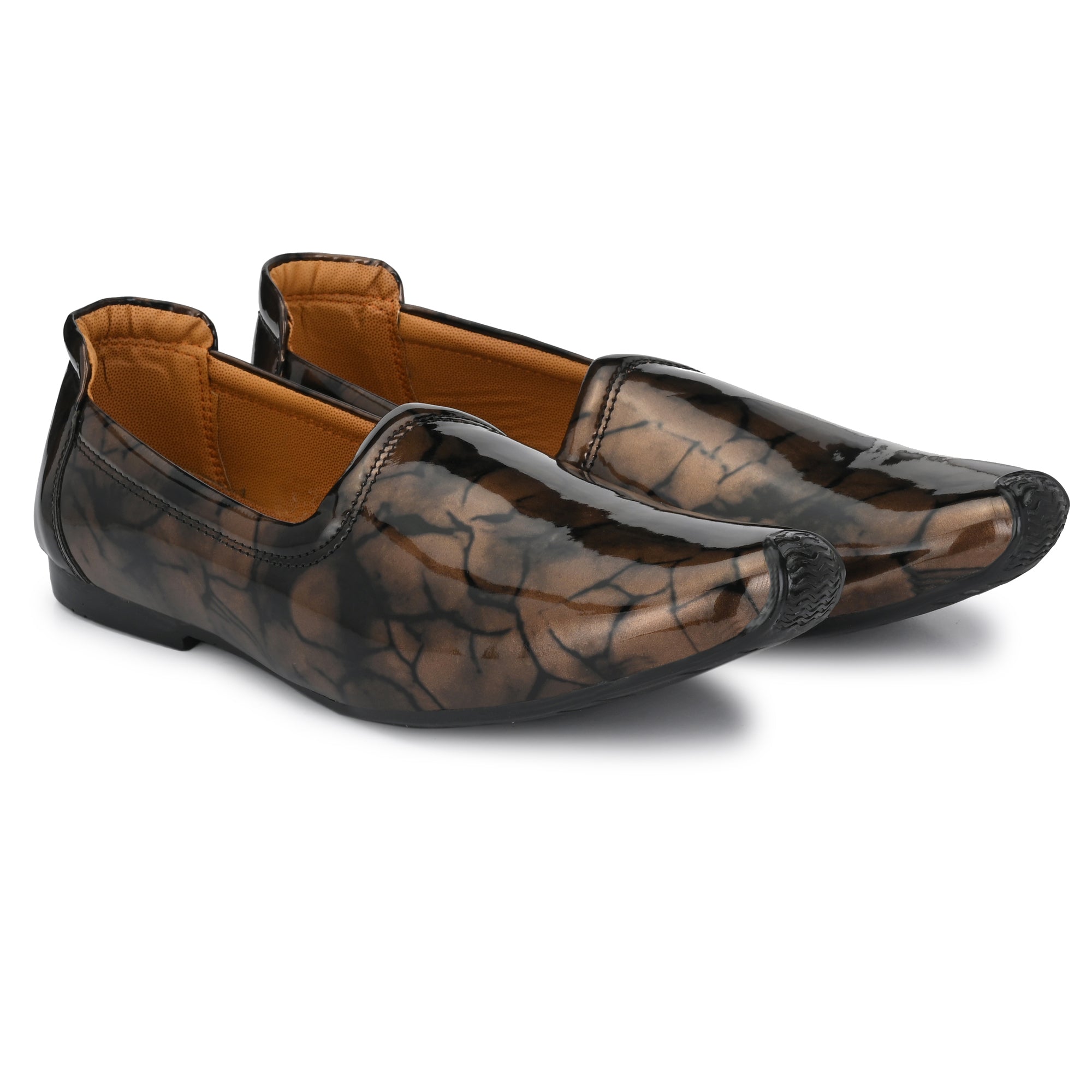 Party Wear Royal Look Formal Slip On For Men II Patent Leather Formal Shoes Corporate Casuals For Men