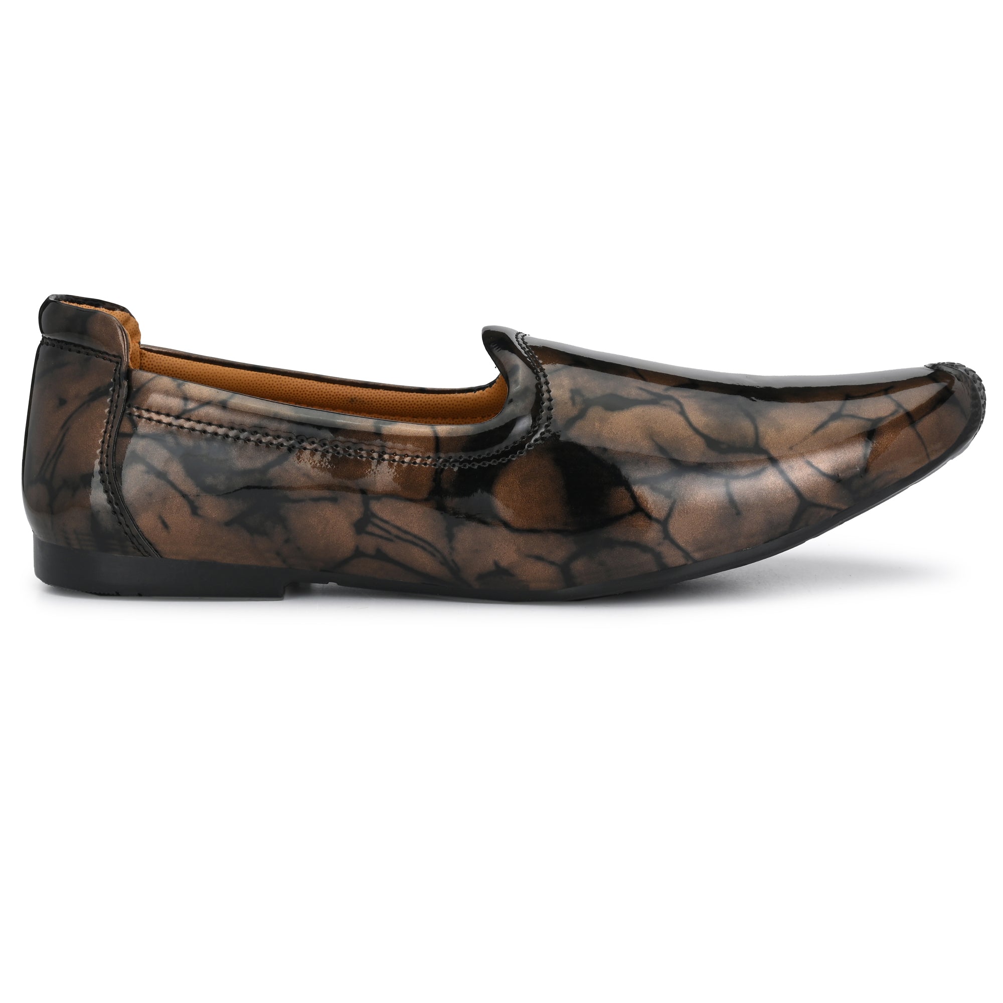 Party Wear Royal Look Formal Slip On For Men II Patent Leather Formal Shoes Corporate Casuals For Men