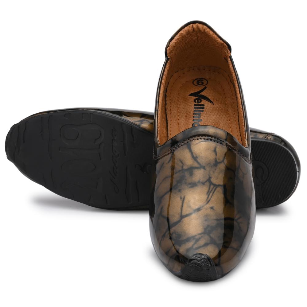 Vellinto GLORIOUS Party Wear Royal Look Formal Slip On For Men II Patent Leather Formal Shoes Corporate Casuals For Men