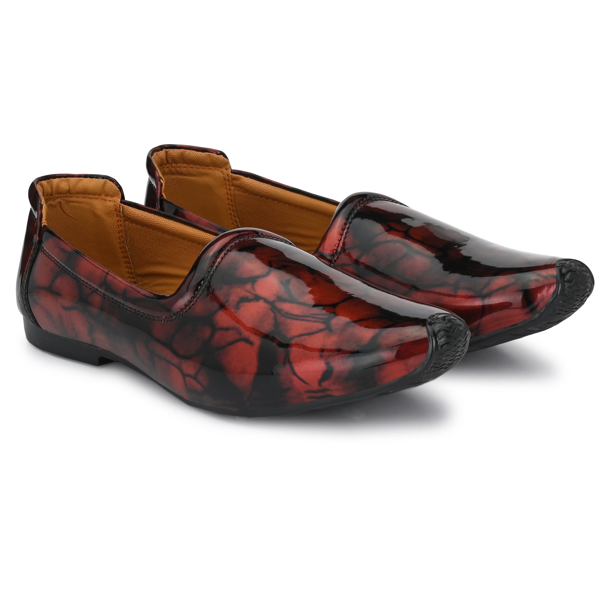 Party Wear Royal Look Formal Slip On For Men II Patent Leather Formal Shoes Corporate Casuals For Men