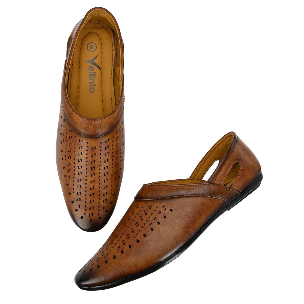 Vellinto JOHER Juttis & Mojaris Loafers For Men ll Mojaris For Me