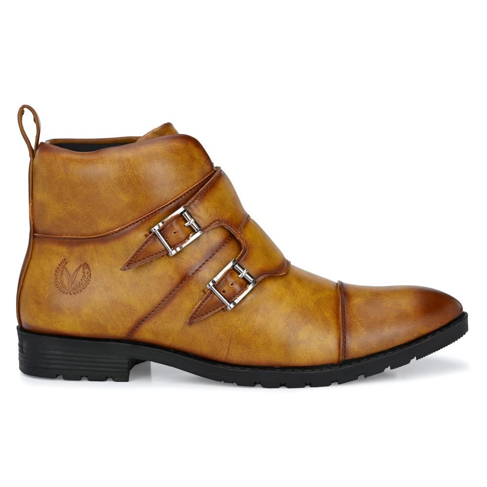 Vellinto Royal Look WODDLE Monk Strap Boot For Men