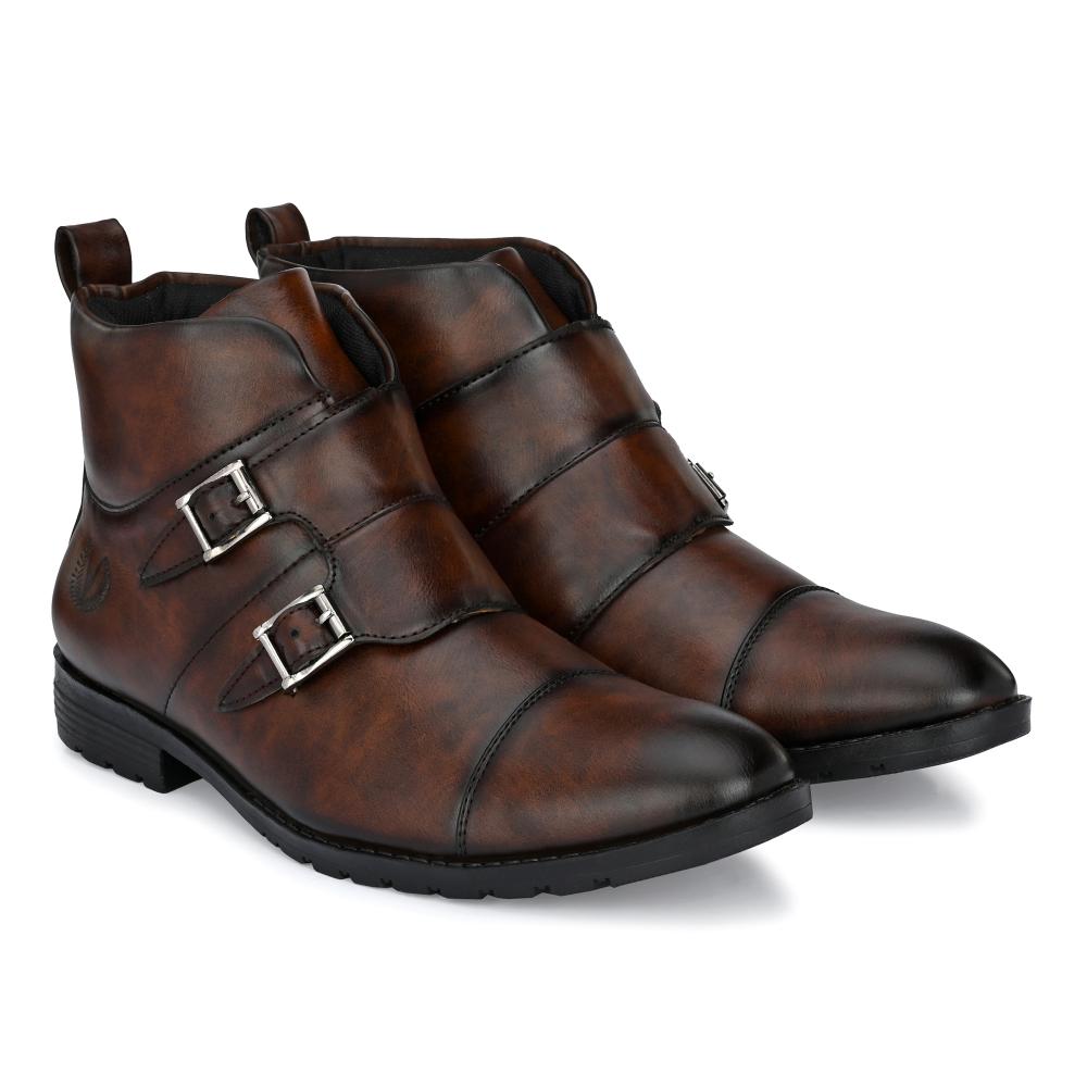 Vellinto Royal Look WODDLE Monk Strap Boot For Men