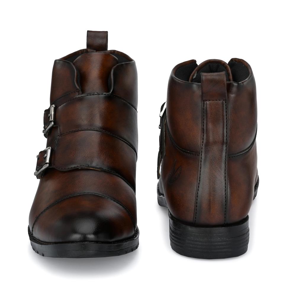 Vellinto Royal Look WODDLE Monk Strap Boot For Men