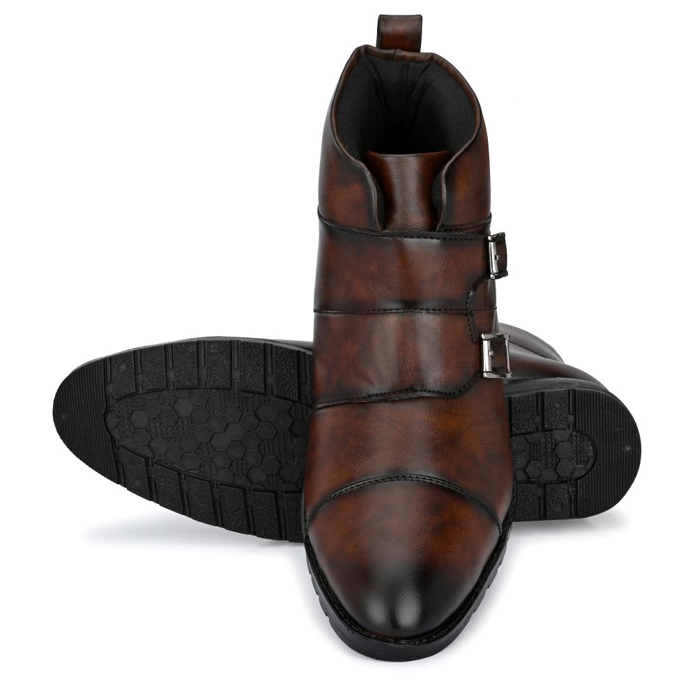 Vellinto Royal Look WODDLE Monk Strap Boot For Men
