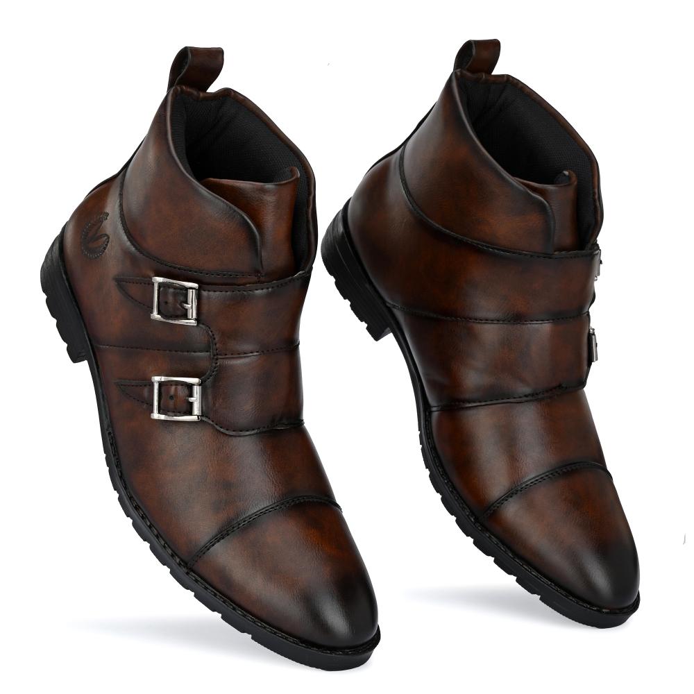 Vellinto Royal Look WODDLE Monk Strap Boot For Men
