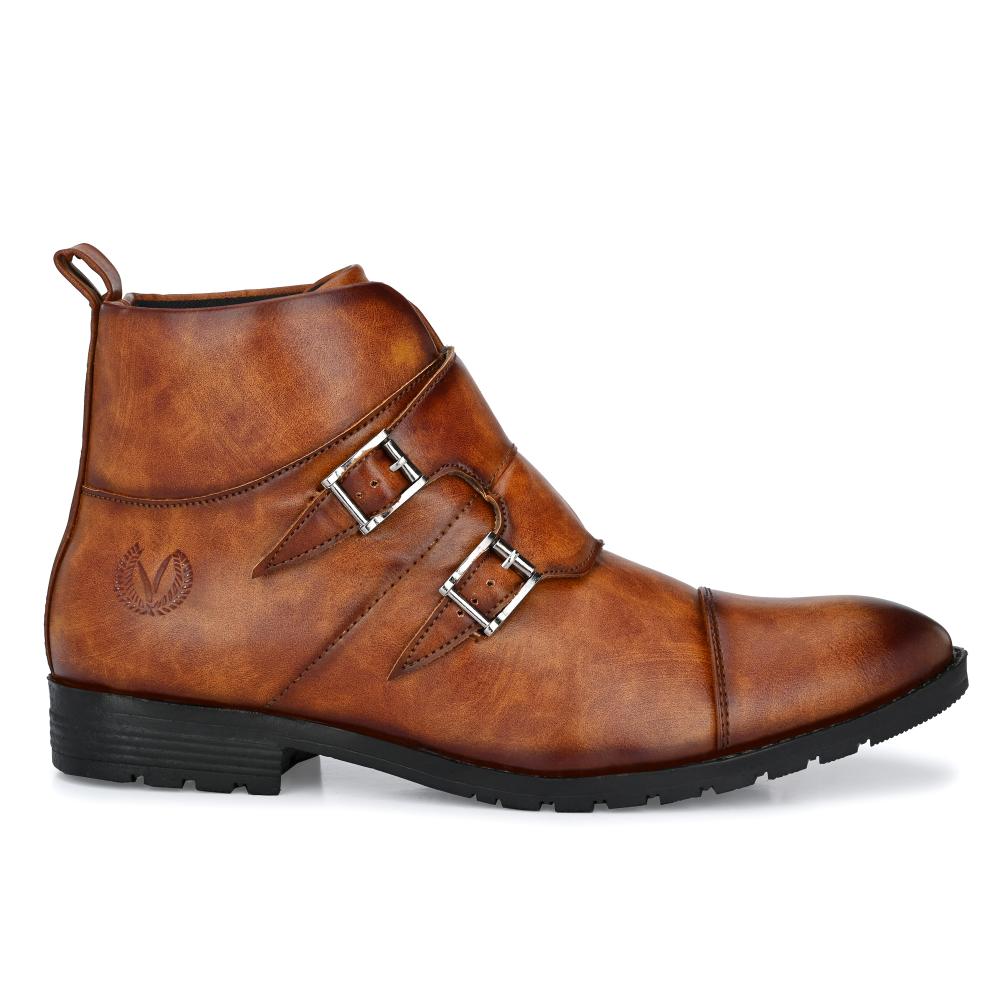 Vellinto Royal Look WODDLE Monk Strap Boot For Men