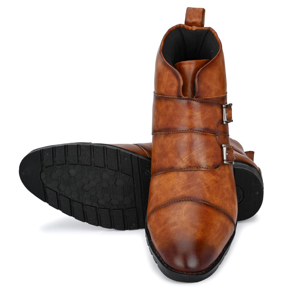Vellinto Royal Look WODDLE Monk Strap Boot For Men