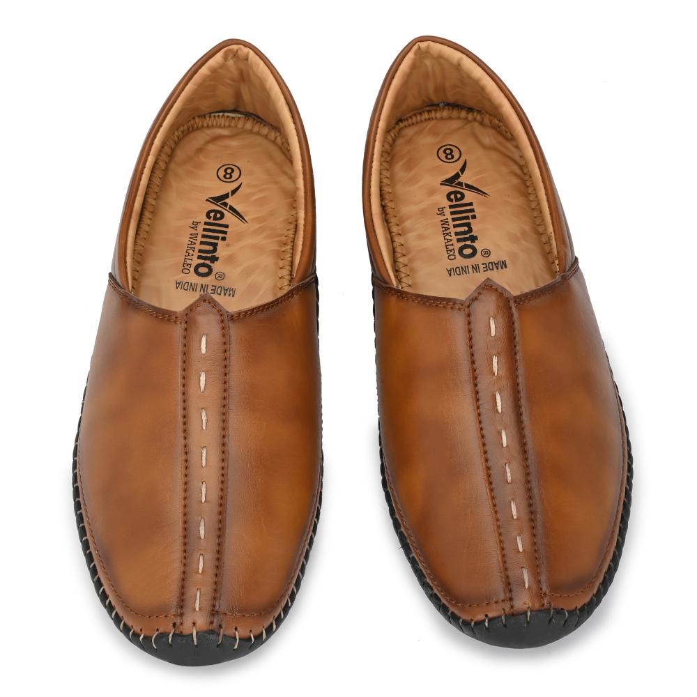 Vellinto VINTAGE Cool Rajasthani Jutis For Men Mojaris For Men Nagra For Men