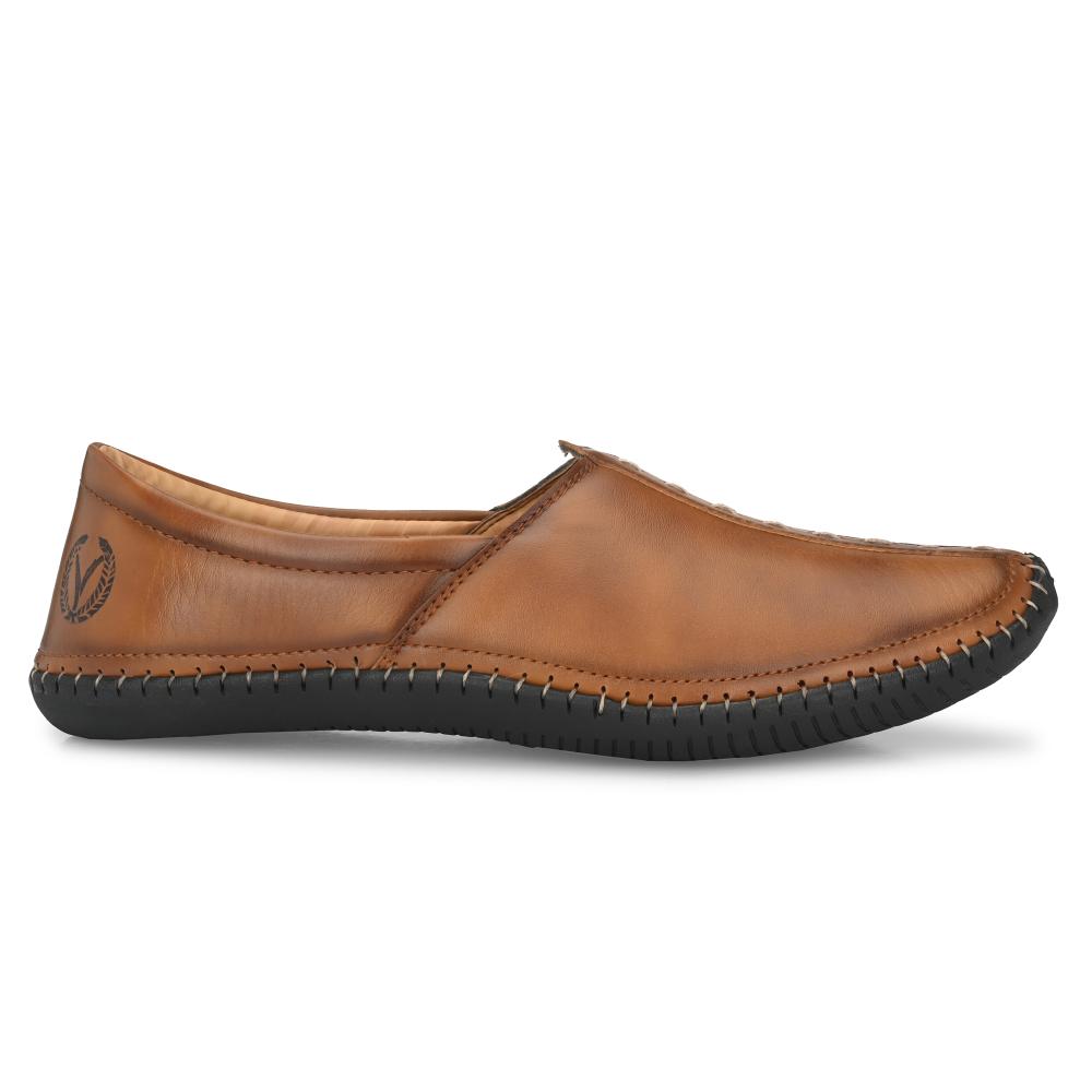 Vellinto VINTAGE Cool Rajasthani Jutis For Men Mojaris For Men Nagra For Men