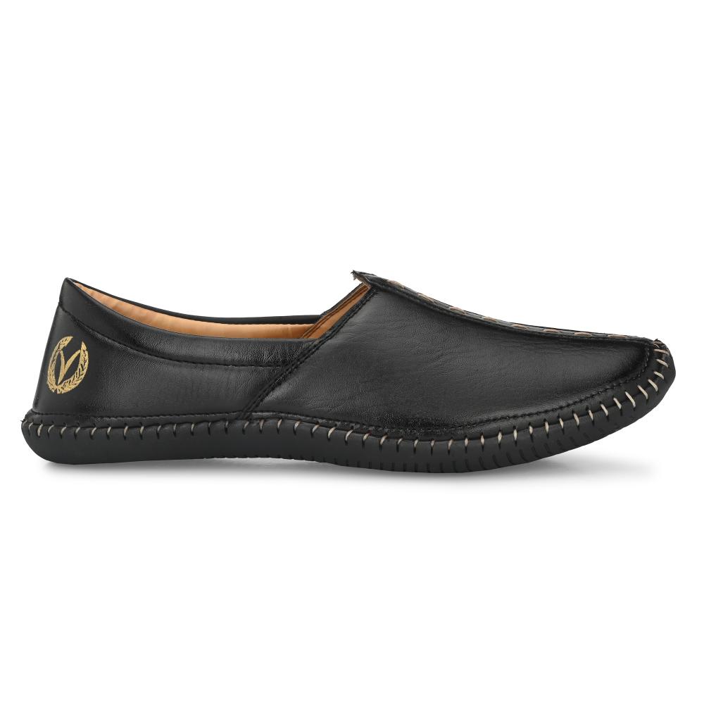 Vellinto VINTAGE Cool Rajasthani Jutis For Men Mojaris For Men Nagra For Men