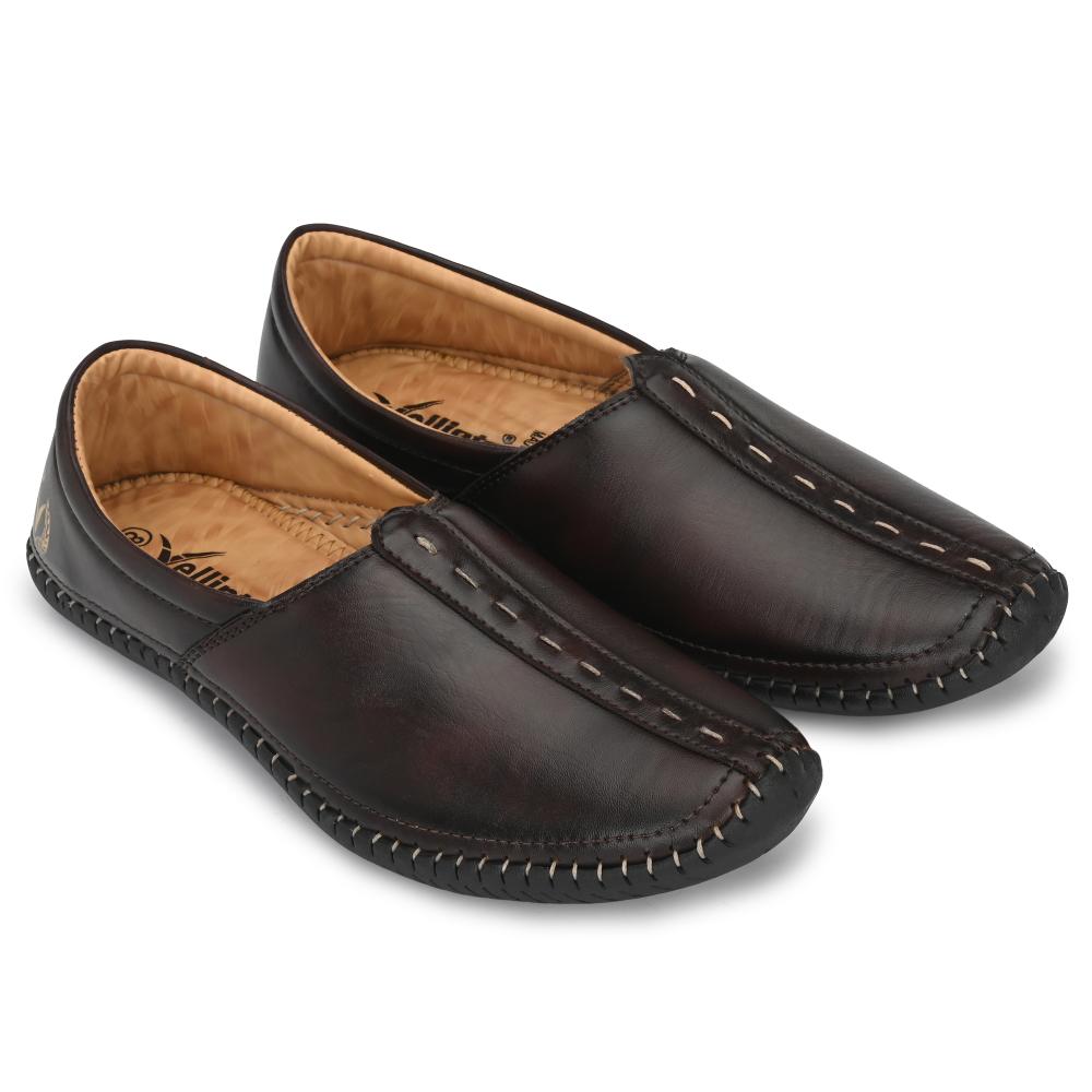 Vellinto VINTAGE Cool Rajasthani Jutis For Men Mojaris For Men Nagra For Men