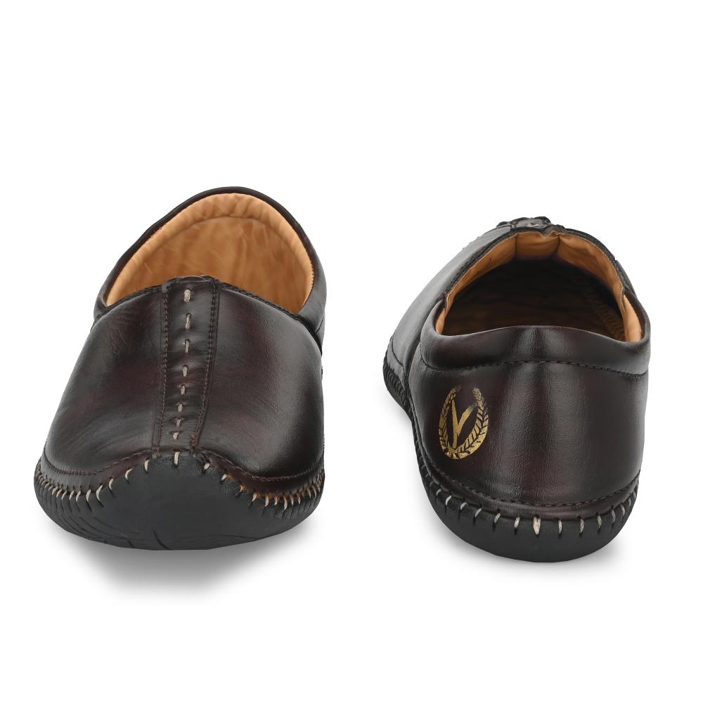 Vellinto VINTAGE Cool Rajasthani Jutis For Men Mojaris For Men Nagra For Men
