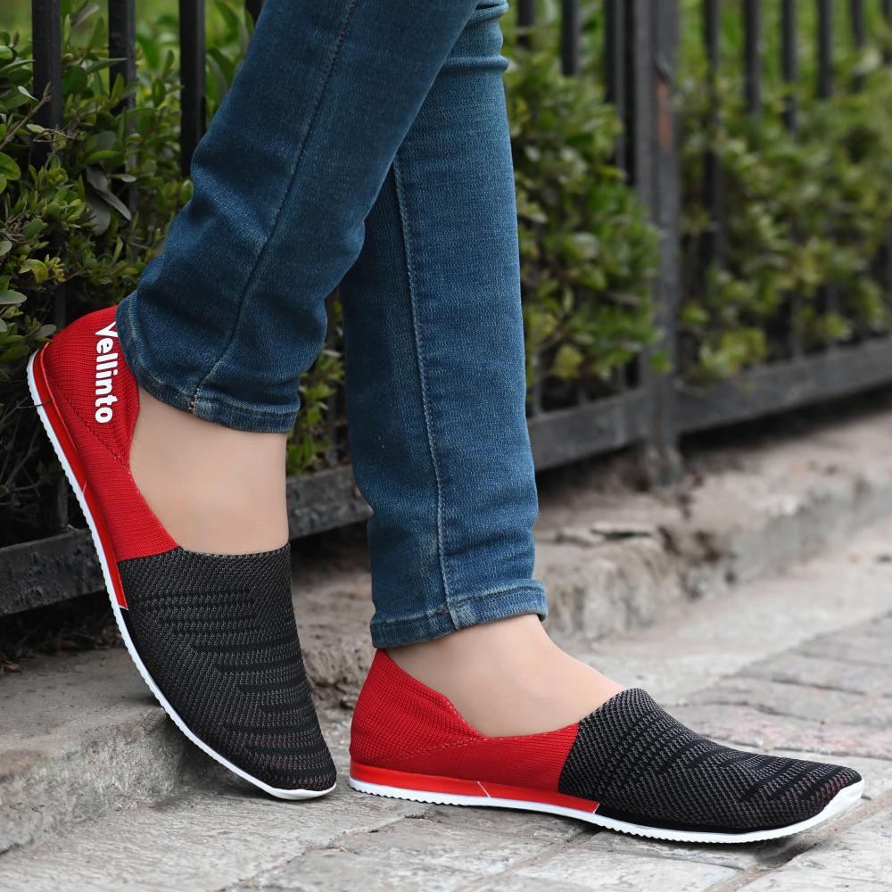 Vellinto SLIPCO Socks Fit Sneakers for Men || Sweat Free Shoes || Casual Slip-On Shoes For Men