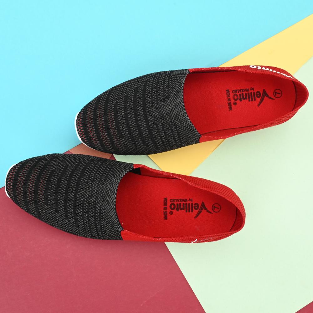 Vellinto SLIPCO Socks Fit Sneakers for Men || Sweat Free Shoes || Casual Slip-On Shoes For Men