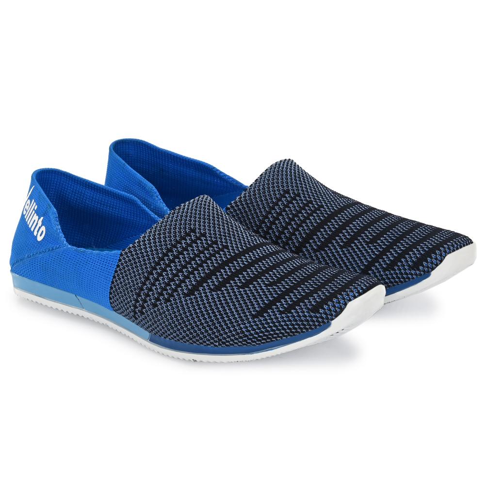 Vellinto SLIPCO Socks Fit Sneakers for Men || Sweat Free Shoes || Casual Slip-On Shoes For Men