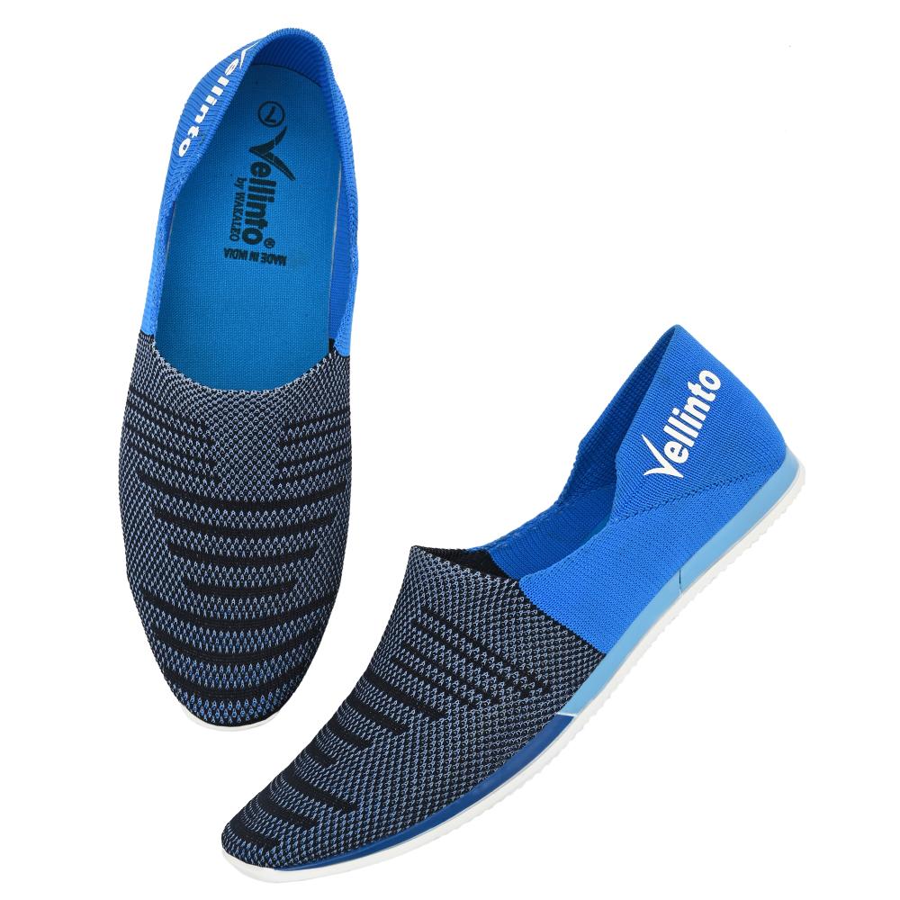 Vellinto SLIPCO Socks Fit Sneakers for Men || Sweat Free Shoes || Casual Slip-On Shoes For Men