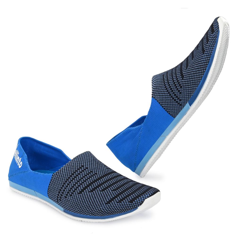 Vellinto SLIPCO Socks Fit Sneakers for Men || Sweat Free Shoes || Casual Slip-On Shoes For Men
