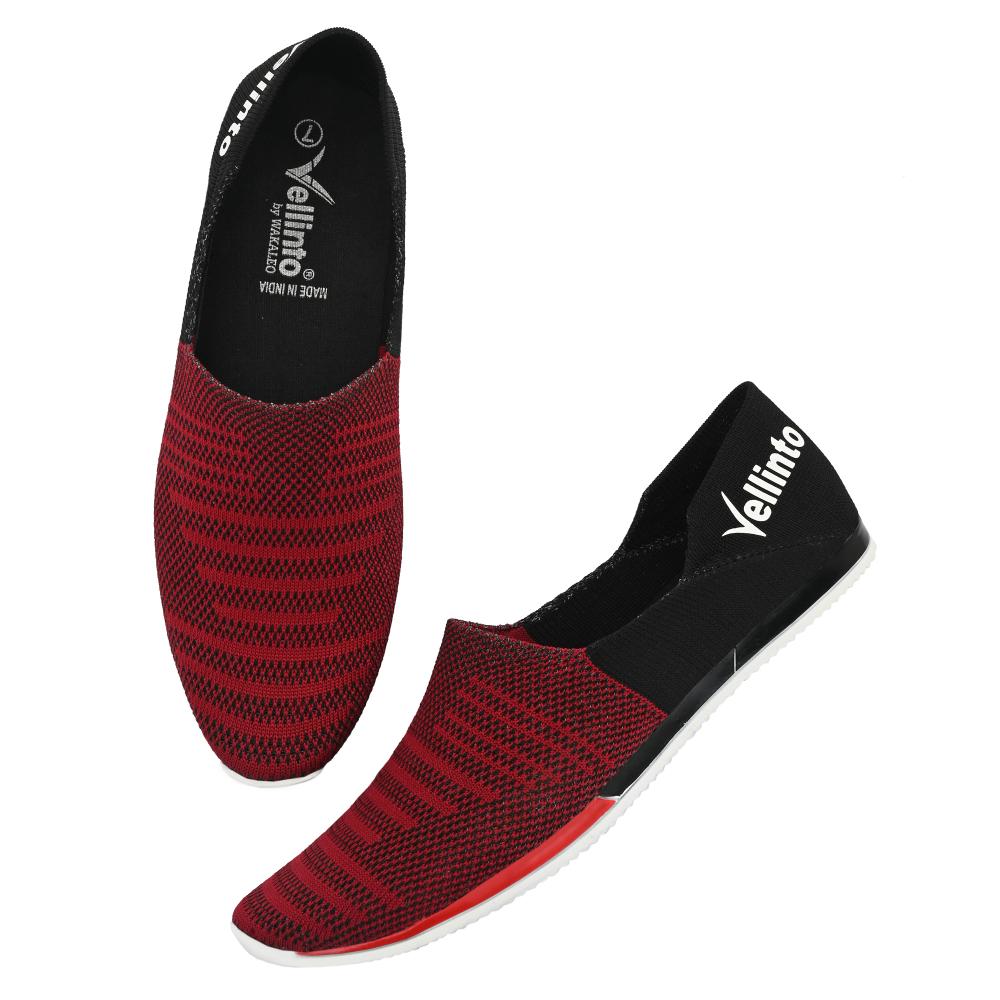Vellinto SLIPCO Socks Fit Sneakers for Men || Sweat Free Shoes || Casual Slip-On Shoes For Men