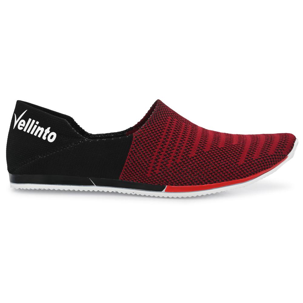 Vellinto SLIPCO Socks Fit Sneakers for Men || Sweat Free Shoes || Casual Slip-On Shoes For Men