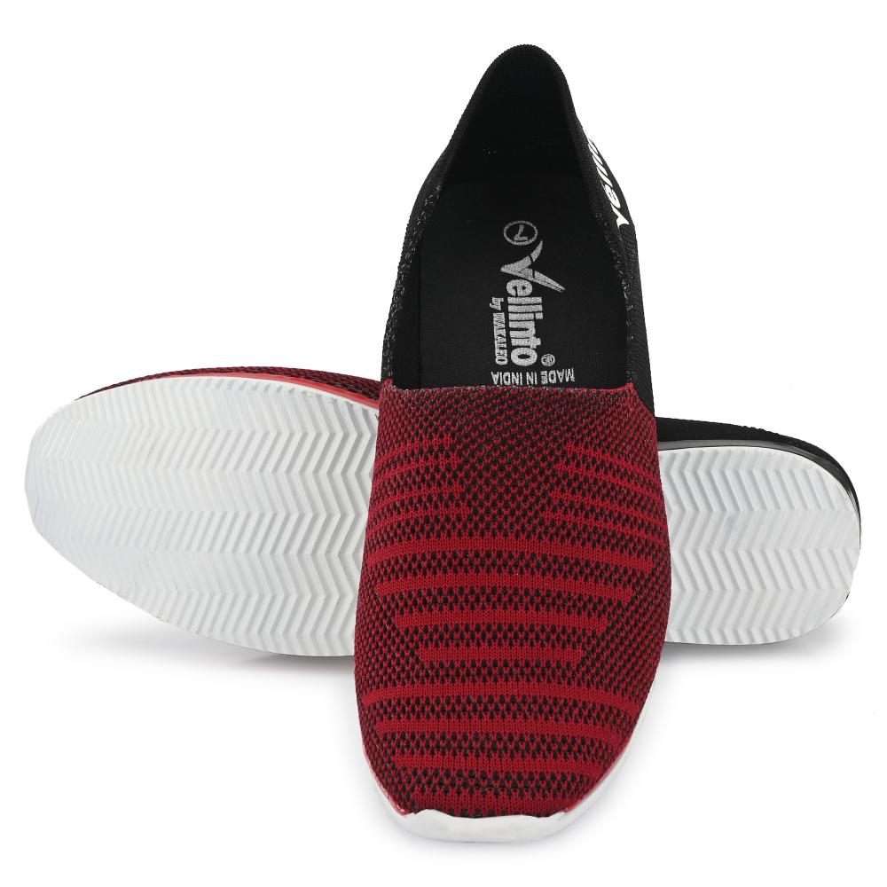 Vellinto SLIPCO Socks Fit Sneakers for Men || Sweat Free Shoes || Casual Slip-On Shoes For Men