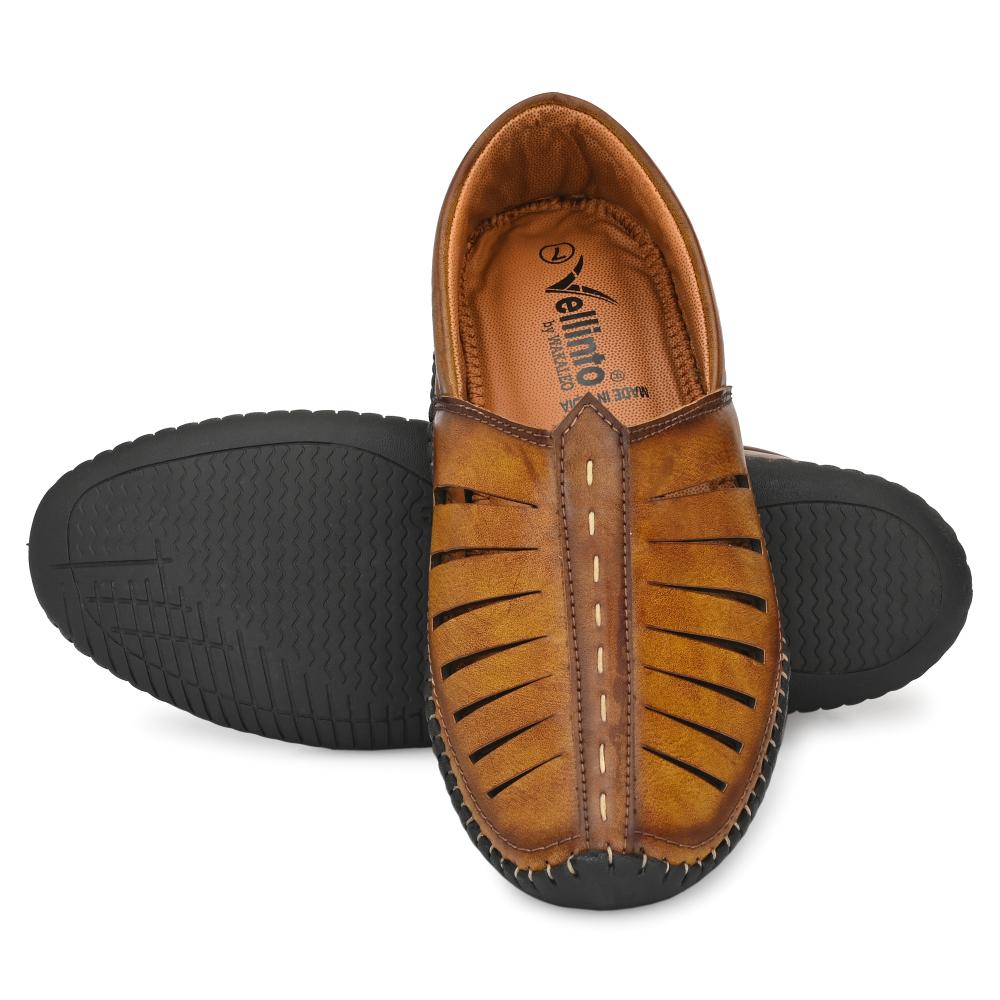 Vellinto HUSTLE Cool Punjabi Jutis For Men Mojaris For Men Nagra For Men