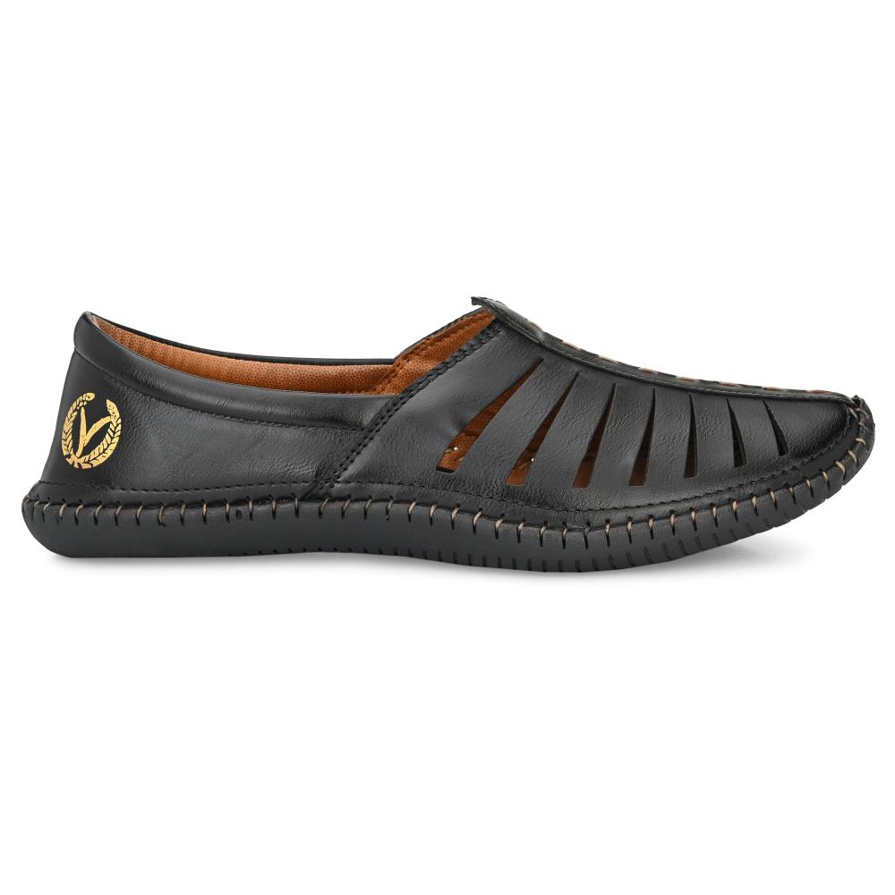 Vellinto HUSTLE Cool Punjabi Jutis For Men Mojaris For Men Nagra For Men
