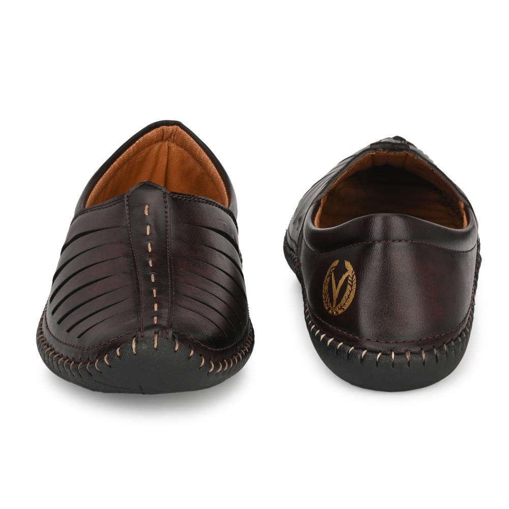 Vellinto HUSTLE Cool Punjabi Jutis For Men Mojaris For Men Nagra For Men