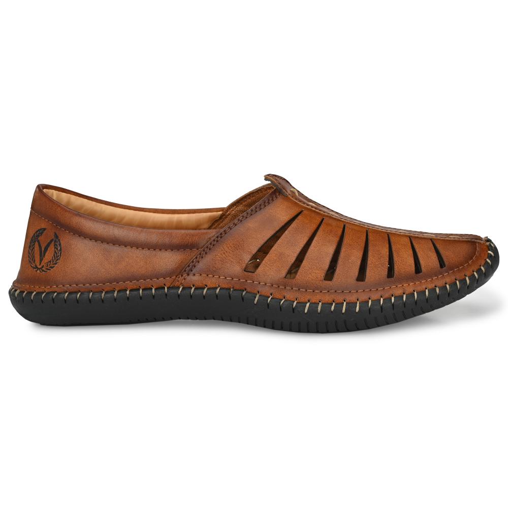 Vellinto HUSTLE Cool Punjabi Jutis For Men Mojaris For Men Nagra For Men