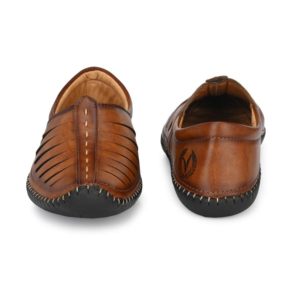 Vellinto HUSTLE Cool Punjabi Jutis For Men Mojaris For Men Nagra For Men