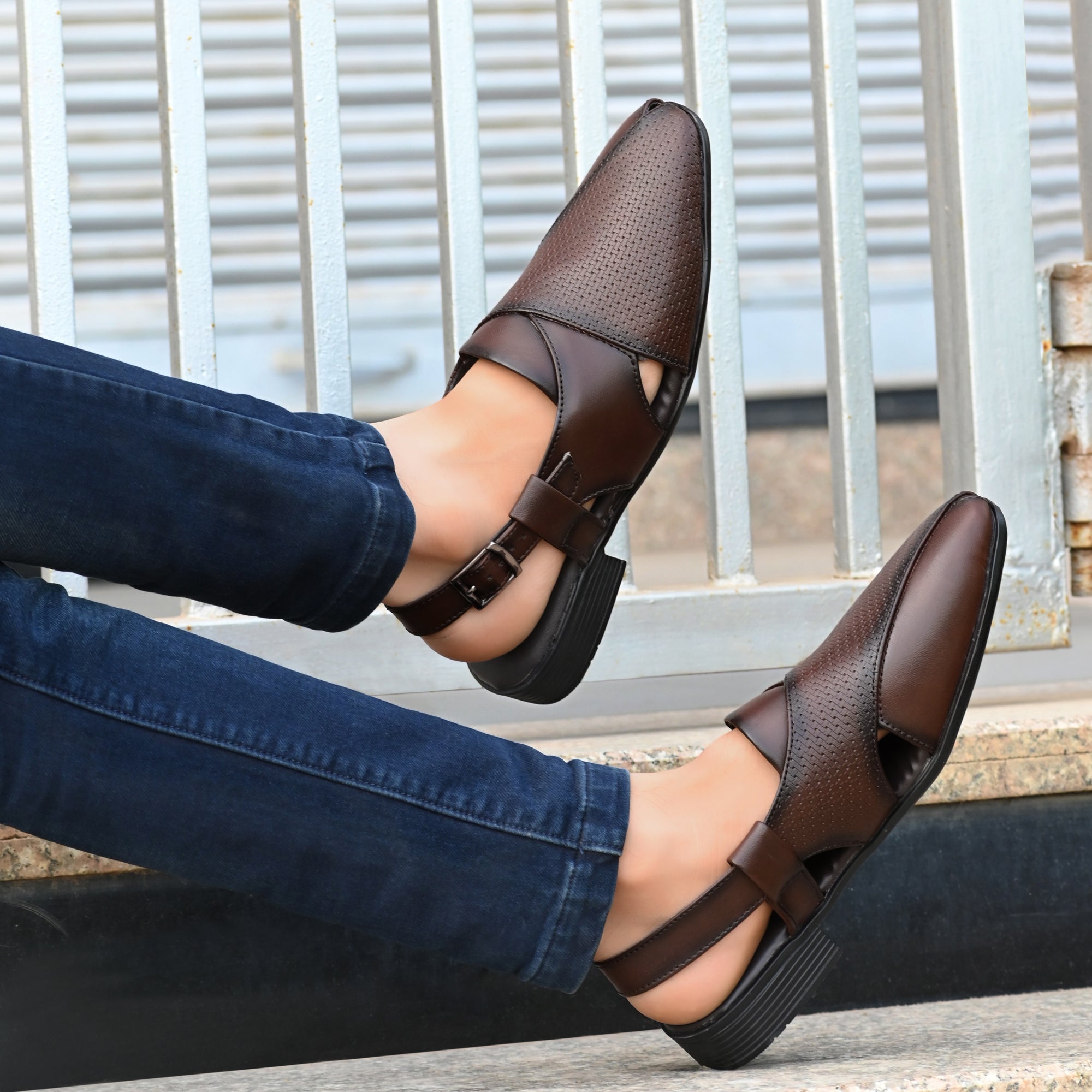 Vellinto DENIS Pathani Sandals For Men ll Classy Roman Sandals For Men ll Latest Trendy Sandal