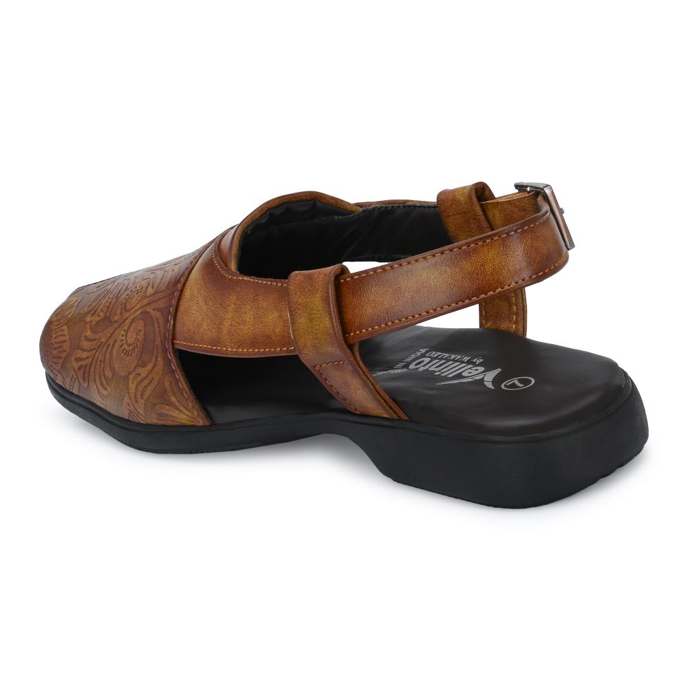 Vellinto VICTOR Ethnic Sandals For Men ll Casaul Sandals For Men ll Peshawari Sandals For Men
