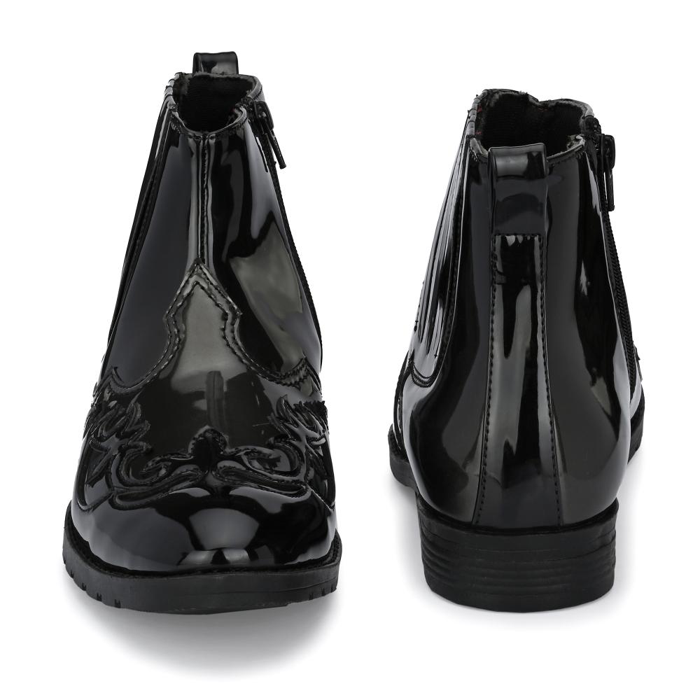 Vellinto THE TAJ Men Boots ll Casual Shoes For Men ll Latest Patent Leather Boots for Men