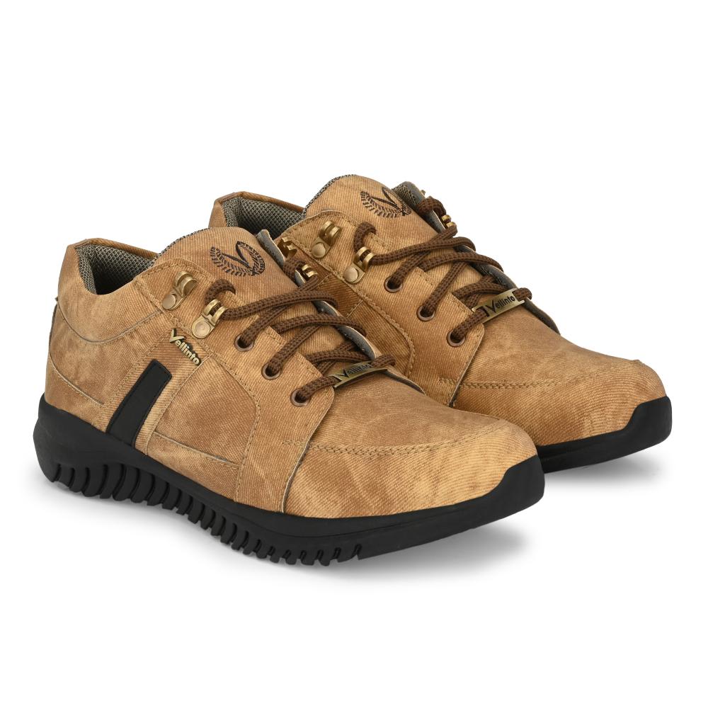 Vellinto Running Shoes for Men ll Casual Sneaker Shoes for Men ll Latest and Trendy Shoes for Men Beige