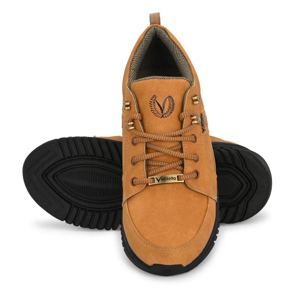 Vellinto Running Shoes for Men ll Casual Sneaker Shoes for Men ll Latest and Trendy Shoes for Men Beige