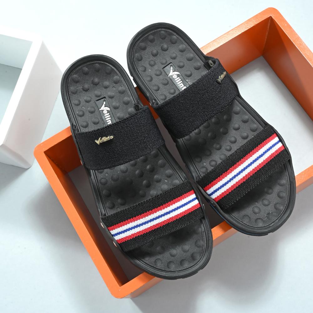 Vellinto AVATAR Men's Outdoor Slippers For Men ll Flexible Casual Slipper For Men ll Elastic Strap Sandal/Slippe
