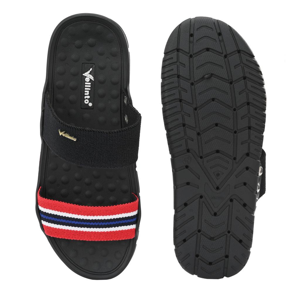 Vellinto AVATAR Men's Outdoor Slippers For Men ll Flexible Casual Slipper For Men ll Elastic Strap Sandal/Slippe